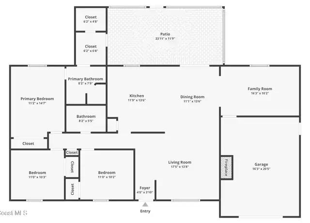 Property at 231 Bougainvillea St NW, Palm Bay, FL, 32907, 3 beds, 2 baths, [object Object]
