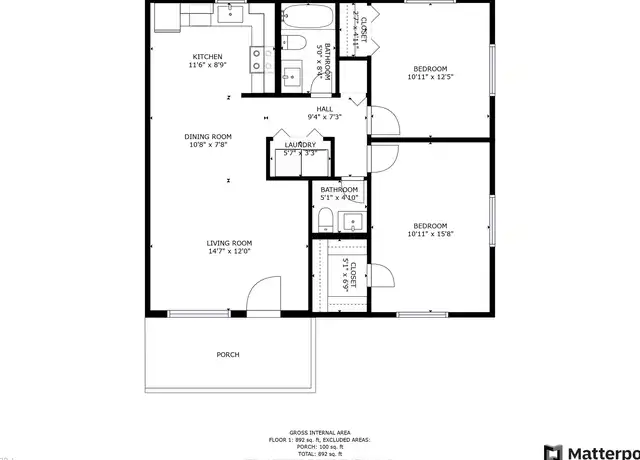 Property at 2304 SW 35th Pl Unit 2304A, Gainesville, FL, 32608, 2 beds, 1.5 baths, [object Object]