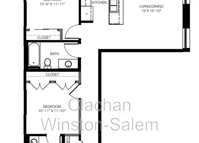 Property at 50 W 4th St Unit 117, Winston-Salem, NC, 27101, 2 beds, 2 baths, [object Object]