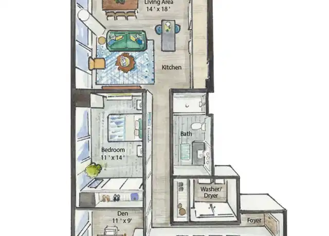 Property at 1010 Lake St Unit 608, Oak Park, IL, 60301, 1 bed, 1 bath, [object Object]
