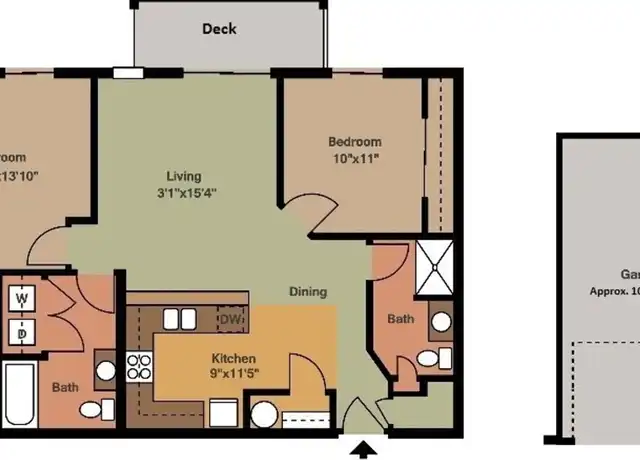 Property at 1440 Walnut St Unit 1420-11, Baraboo, WI, 53913, 2 beds, 2 baths, [object Object]
