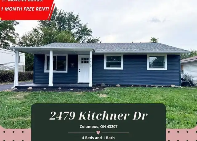 Property at 2479 Kitchner Dr, Columbus, OH, 43207, 4 beds, 1 bath, [object Object]