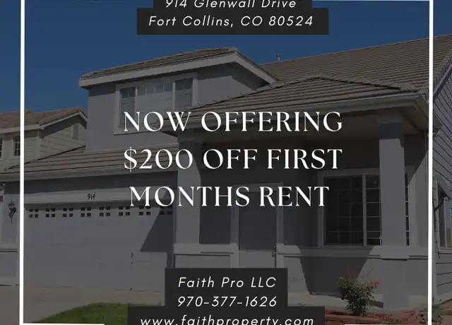 Property at 914 Glenwall Dr, Fort Collins, CO, 80524, 3 beds, 2.5 baths, [object Object]