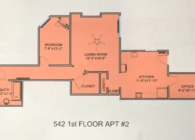 Property at 542 Madison Ave Unit 542-2, Albany, NY, 12208, 1 bed, 1 bath, [object Object]