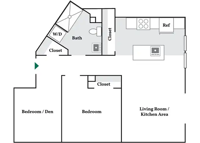 Property at The Palmer - 18 Lancaster Ave, Wynnewood, PA, 19096, 1 bed, 1 bath, [object Object]