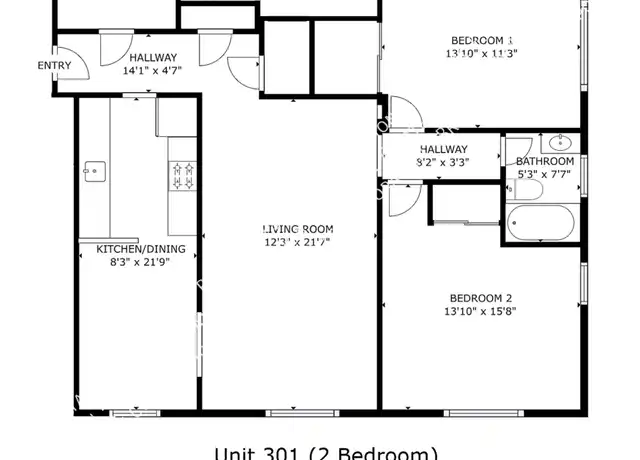 Property at 822 Cherry St Unit 202, Denver, CO, 80220, 2 beds, 1 bath, [object Object]