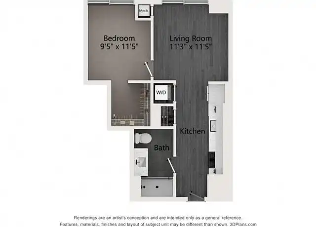 Property at 1454 W Randolph St Unit 606, Chicago, IL, 60607, 1 bed, 1 bath, [object Object]