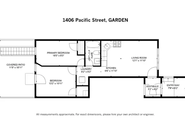 Property at 1403 Pacific St, Brooklyn, NY, 11216, 2 beds, 1 bath, [object Object]