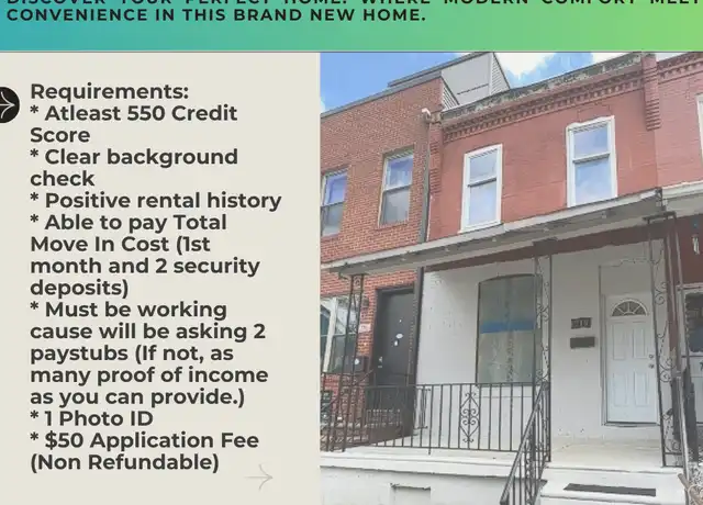 Property at 719 N DeKalb St, Philadelphia, PA, 19104, 3 beds, 1 bath, [object Object]