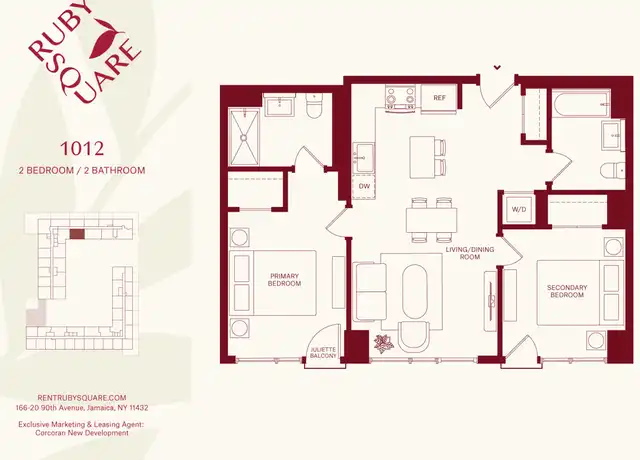 Property at 166-08 90th Ave Unit 1012, Jamaica, NY, 11432, 2 beds, 2 baths, [object Object]