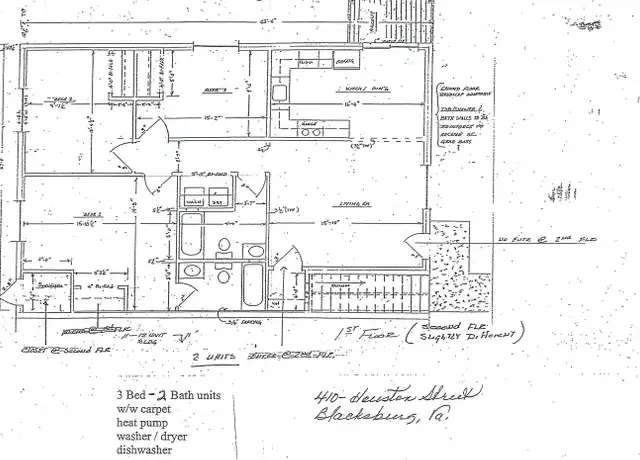 Property at 410 Houston St Unit M, Blacksburg, VA, 24060, 3 beds, 2 baths, [object Object]