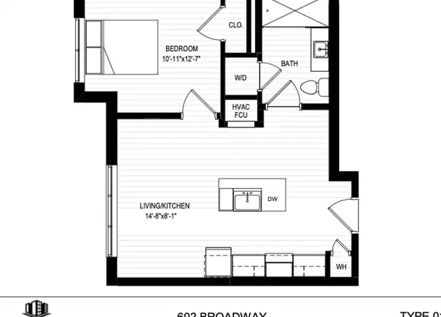 Property at 600 Broadway Unit 501, Chelsea, MA, 02150, 1 bed, 1 bath, [object Object]