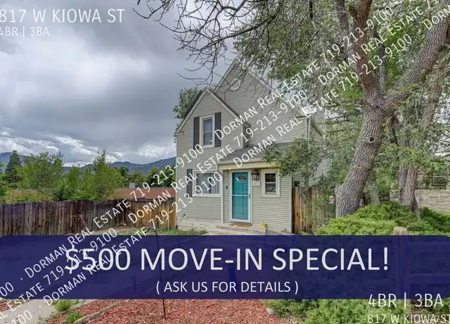 Property at 817 W Kiowa St, Colorado Springs, CO, 80905, 4 beds, 3 baths, [object Object]