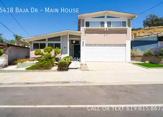 Property at 5418 Baja Dr Unit Main House, San Diego, CA, 92115, 7 beds, 3 baths, [object Object]
