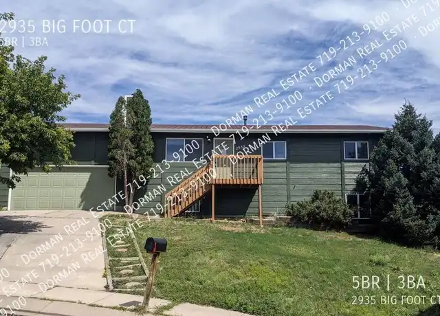 Property at 2935 Big Foot Ct, Colorado Springs, CO, 80917, 5 beds, 3 baths, [object Object]