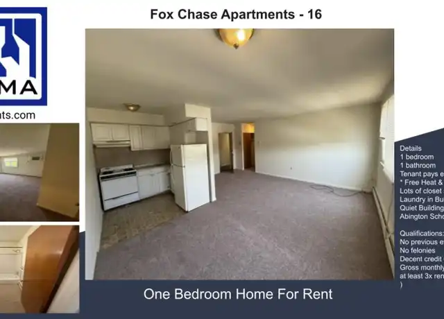 Property at 910 Fox Chase Rd Unit 16, Rockledge, PA, 19046, 1 bed, 1 bath, [object Object]