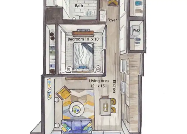 Property at 1010 Lake St Unit 1106, Oak Park, IL, 60301, 1 bed, 1 bath, [object Object]