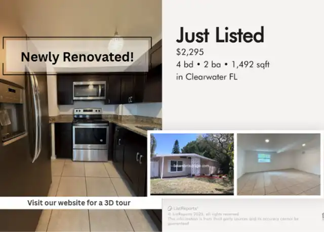 Property at 1121 N Saturn Ave, Clearwater, FL, 33755, 4 beds, 2 baths, [object Object]