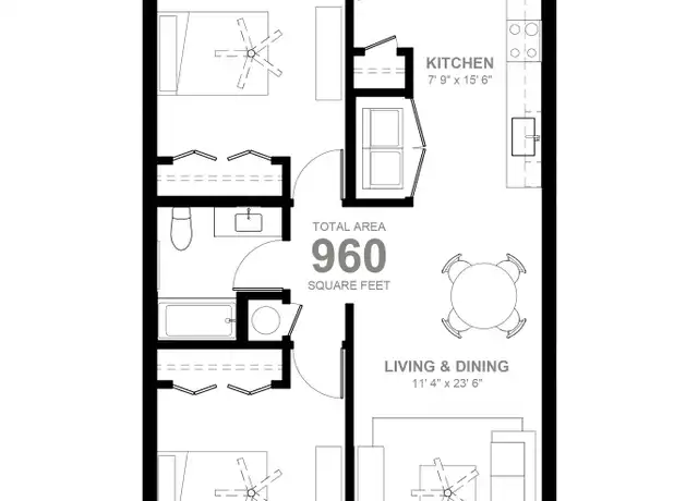 Property at 995 Holiday Park Dr Unit 107, Butte, MT, 59701, 2 beds, 1 bath, [object Object]