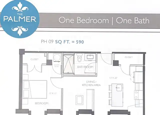 Property at 18 E Lancaster Ave Ph -09, Penn Wynne, PA, 19096, 1 bed, 1 bath, [object Object]