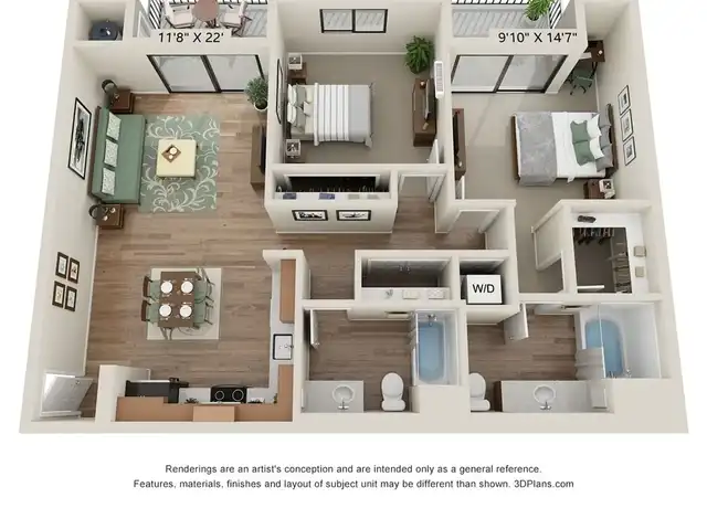 Property at Park Square at Seven Oaks - 11325 Park Square Dr, Bakersfield, CA, 93311, 2 beds, 2 baths, [object Object]