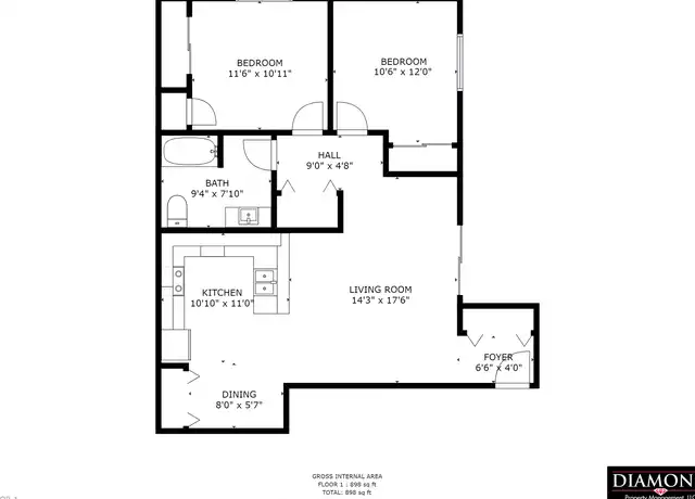 Property at 1614 Gateway Blvd Unit 1610-16, Beloit, WI, 53511, 2 beds, 1 bath, [object Object]