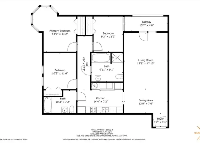 Property at 1806 S Cottage Grove Ave, Urbana, IL, 61801, 3 beds, 2 baths, [object Object]