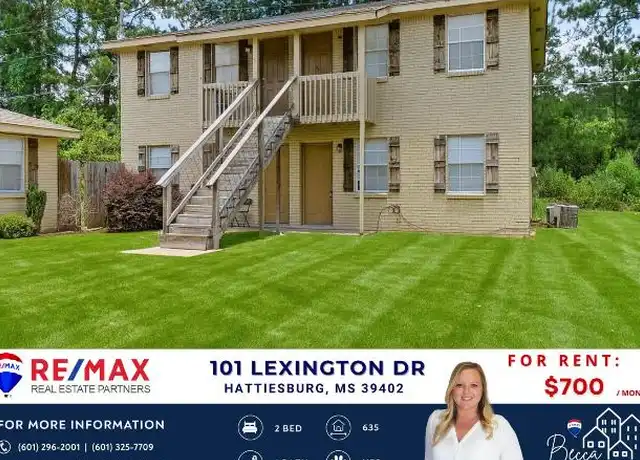 Property at 101 Lexington Dr, Hattiesburg, MS, 39402, 2 beds, 1 bath, [object Object]