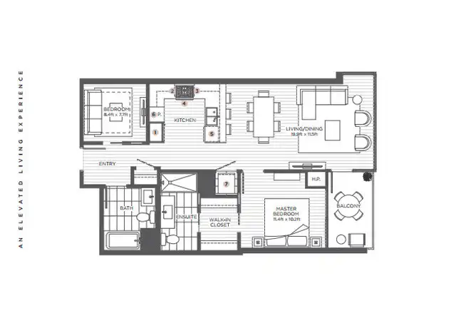 Property at 750 N Hudson Ave Unit 2209, Chicago, IL, 60654, 2 beds, 2 baths, [object Object]