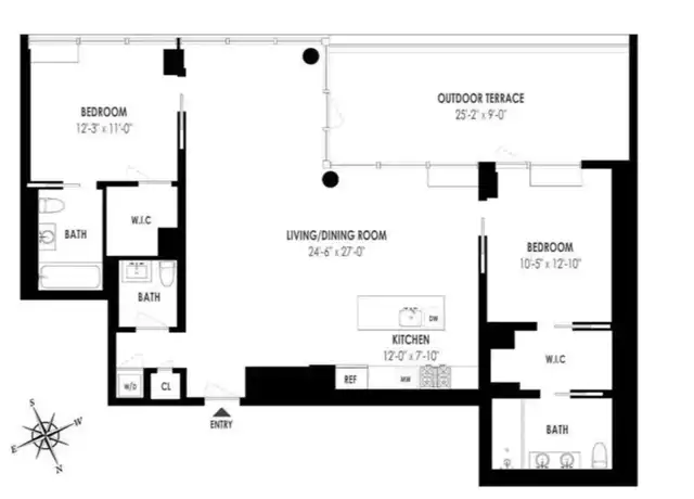 Property at 425 E 13th St Unit PHE, New York, NY, 10009, 2 beds, 2.5 baths, [object Object]