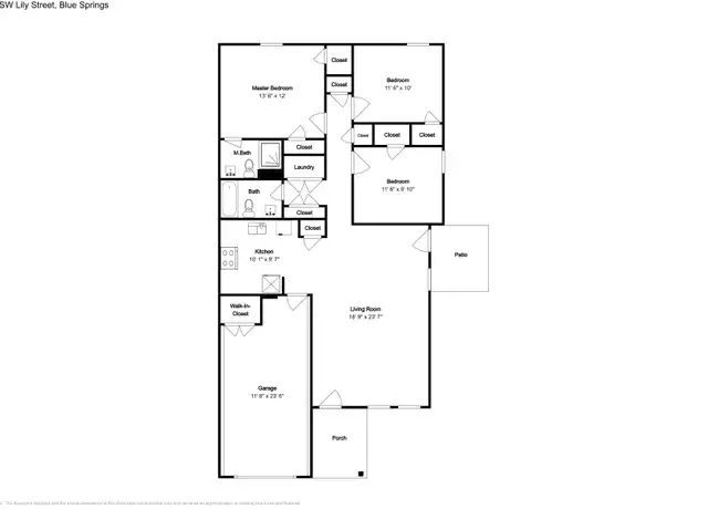 Property at 108 SW Lily St, Blue Springs, MO, 64014, 3 beds, 2 baths, [object Object]