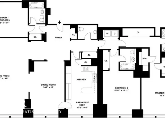 Property at 845 United Nations Plz Unit 37B, New York, NY, 10017, 3 beds, 3.5 baths, [object Object]