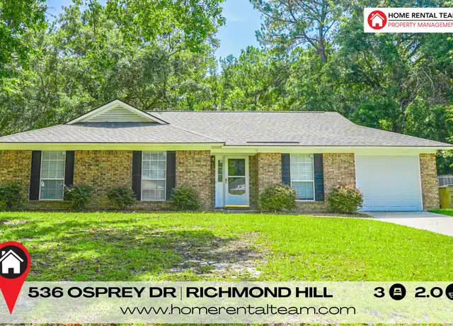 Property at 536 Osprey Dr, Richmond Hill, GA, 31324, 3 beds, 2 baths, [object Object]