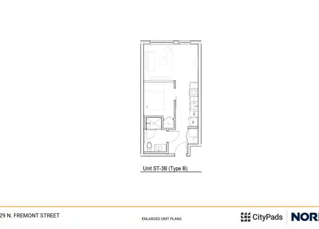 Property at 1529 N Fremont St Unit 304, Chicago, IL, 60642, 1 bed, 1 bath, [object Object]