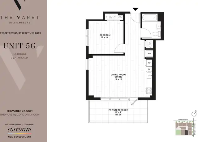 Property at 50 Varet St Unit 5GG, Brooklyn, NY, 11206, 1 bed, 1 bath, [object Object]