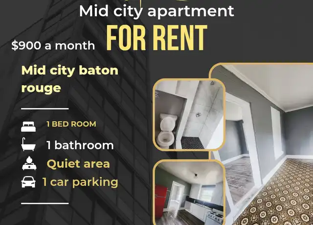 Property at 3737 Maywood Ave Unit 1/2, Baton Rouge, LA, 70806, 1 bed, 1 bath, [object Object]