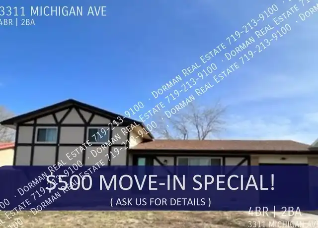Property at 3311 Michigan Ave, Colorado Springs, CO, 80910, 4 beds, 2 baths, [object Object]