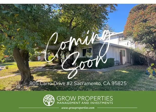Property at 805 Carro Dr #2, Sacramento, CA, 95825, 2 beds, 1 bath, [object Object]
