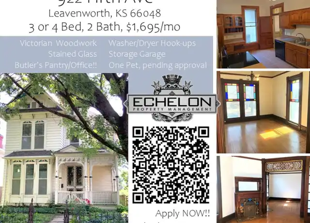 Property at 922 5th Ave, Leavenworth, KS, 66048, 3 beds, 2 baths, [object Object]