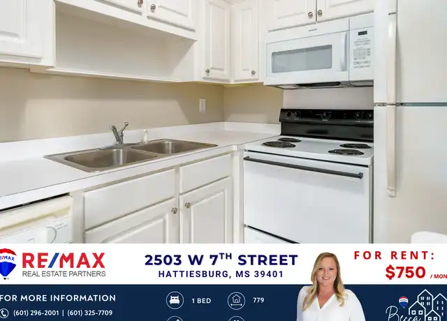Property at 2503 W 7th St Unit 12, Hattiesburg, MS, 39401, 1 bed, 1 bath, [object Object]