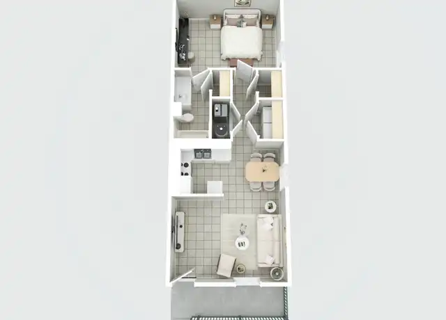 Property at 2503 W 7th St Unit 12, Hattiesburg, MS, 39401, 1 bed, 1 bath, [object Object]