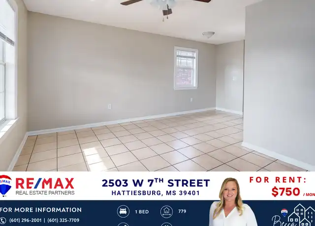 Property at 2503 W 7th St Unit 12, Hattiesburg, MS, 39401, 1 bed, 1 bath, [object Object]