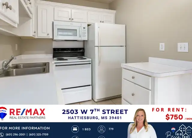 Property at 2503 W 7th St Unit 12, Hattiesburg, MS, 39401, 1 bed, 1 bath, [object Object]