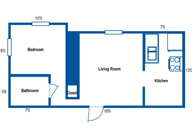 Property at 2838 Broadway Ave Unit 4, Pittsburgh, PA, 15216, 1 bed, 1 bath, [object Object]