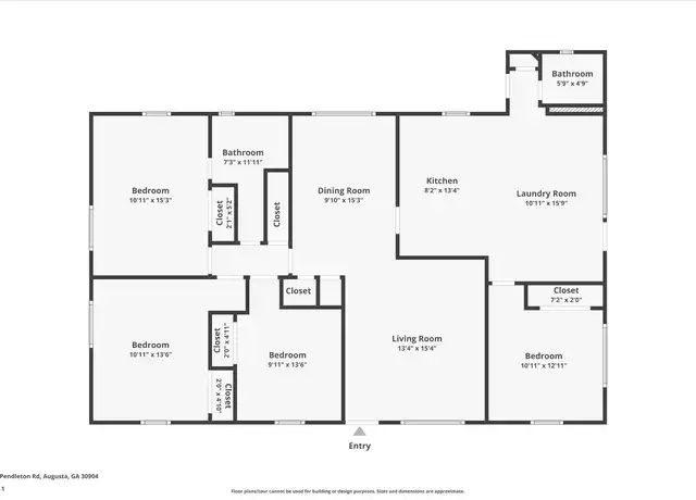 Property at 1654 Pendleton Rd, Augusta, GA, 30904, 4 beds, 2 baths, [object Object]