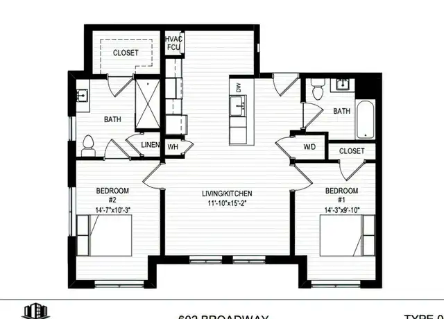 Property at 600 Broadway Unit 506, Chelsea, MA, 02150, 2 beds, 2 baths, [object Object]