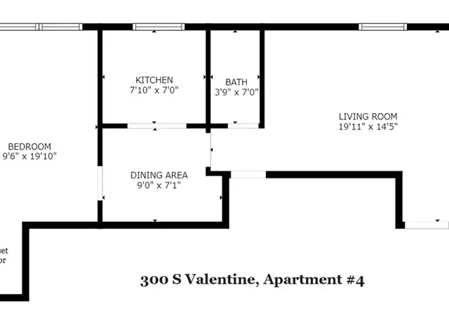 Property at 300 S Valentine St Unit 4, Little Rock, AR, 72205, 1 bed, 1 bath, [object Object]