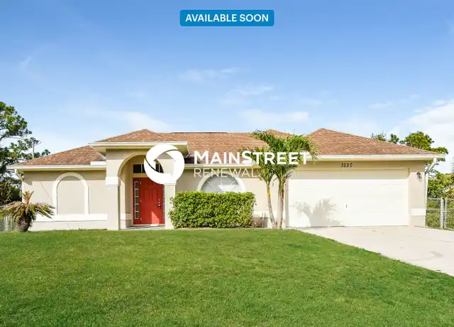 Property at 3220 51st St W, Lehigh Acres, FL, 33971, 3 beds, 2 baths, [object Object]