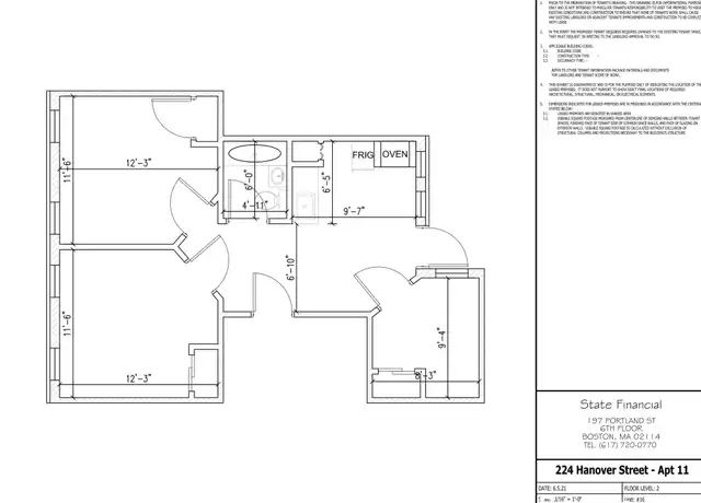 Property at 224 Hanover St Unit 13, Boston, MA, 02113, 3 beds, 1 bath, [object Object]