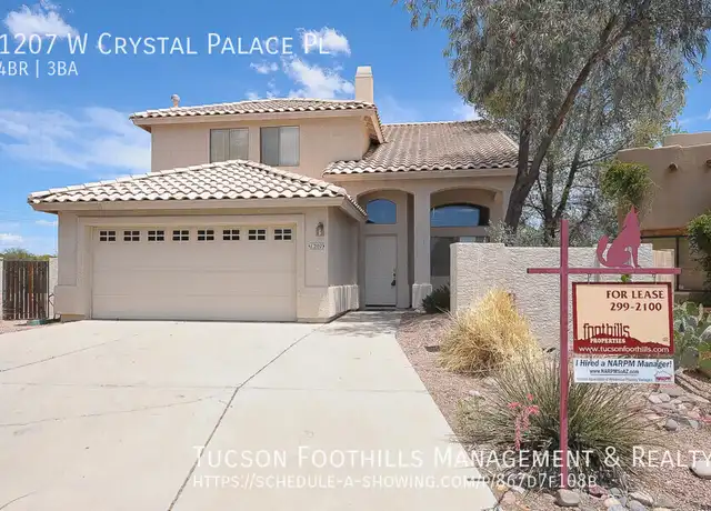 Property at 1207 W Crystal Palace Pl, Tucson, AZ, 85737, 4 beds, 3 baths, [object Object]